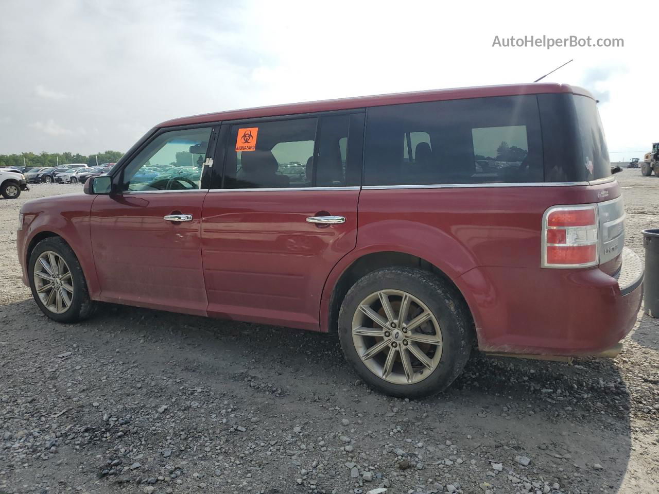 2019 Ford Flex Limited Maroon vin: 2FMHK6D8XKBA18891