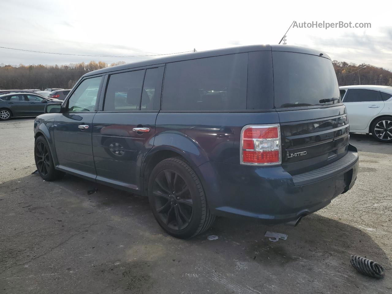 2016 Ford Flex Limited Blue vin: 2FMHK6DT0GBA06180