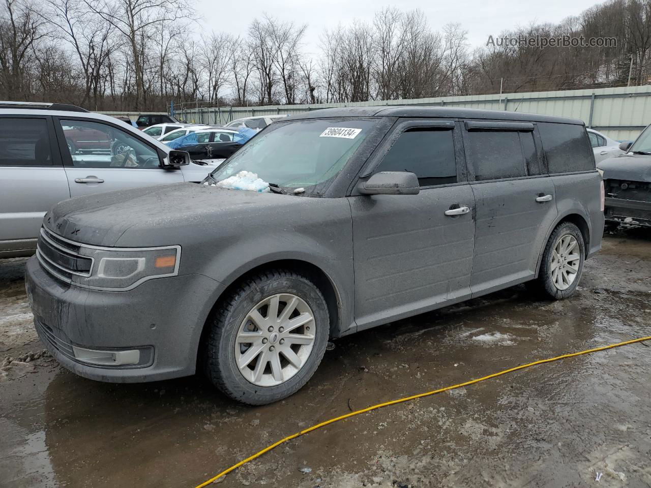 2019 Ford Flex Limited Серый vin: 2FMHK6DT0KBA10660