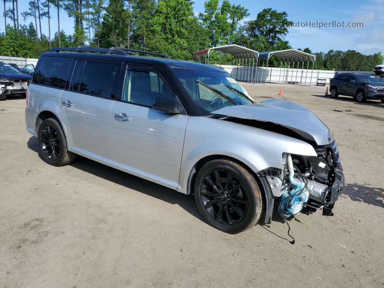 2019 Ford Flex Limited Серебряный vin: 2FMHK6DT1KBA21151