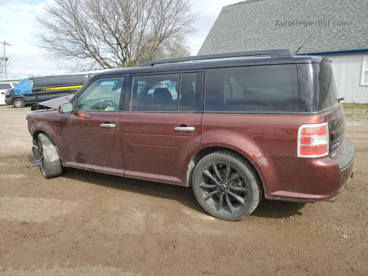 2016 Ford Flex Limited Maroon vin: 2FMHK6DT2GBA00316