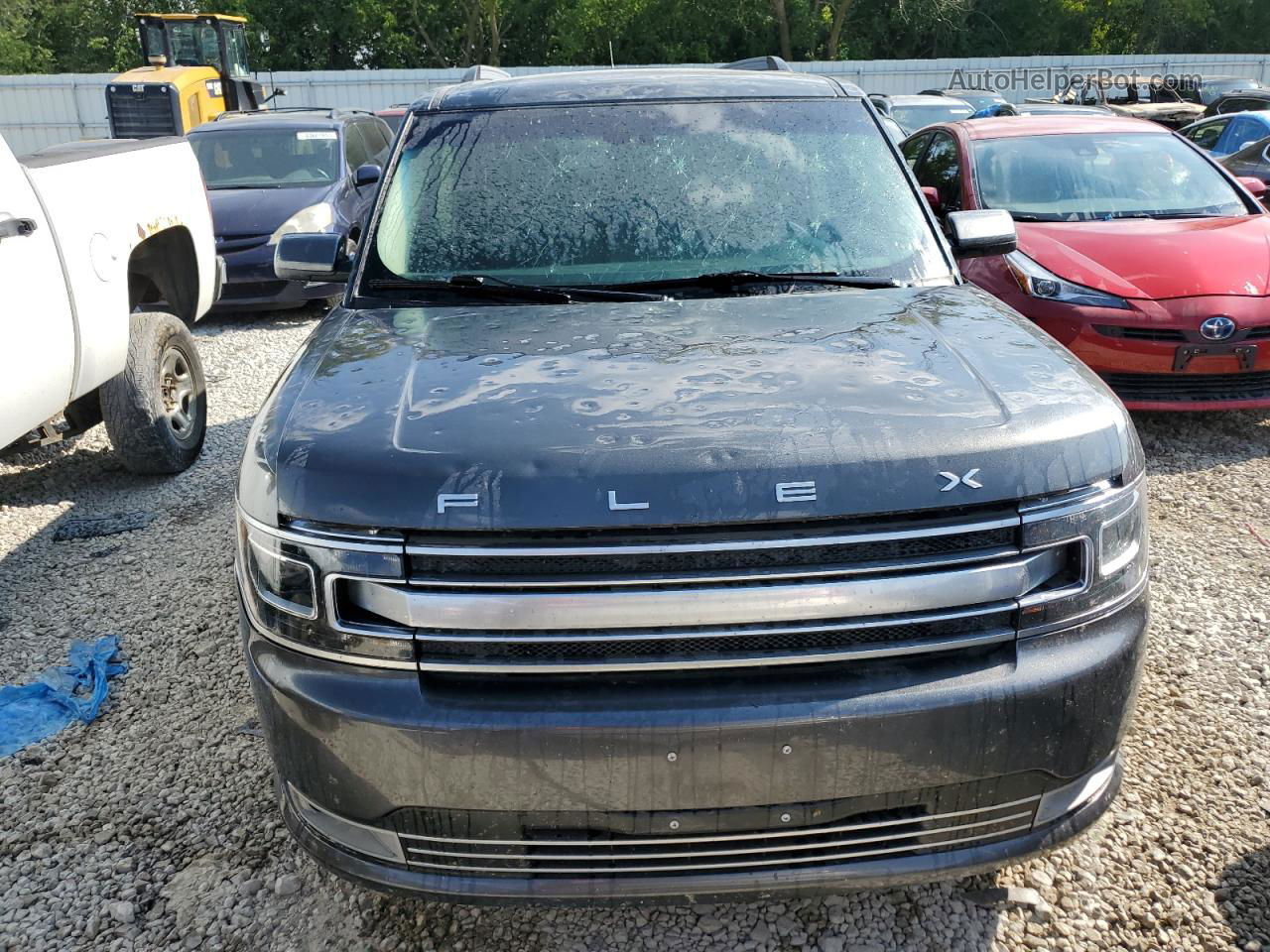 2019 Ford Flex Limited Gray vin: 2FMHK6DT4KBA07499