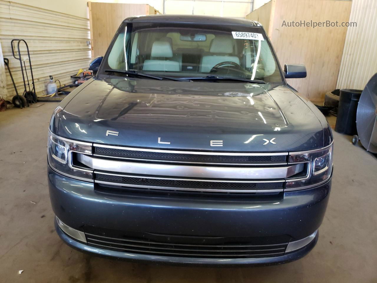 2019 Ford Flex Limited Синий vin: 2FMHK6DT4KBA23850