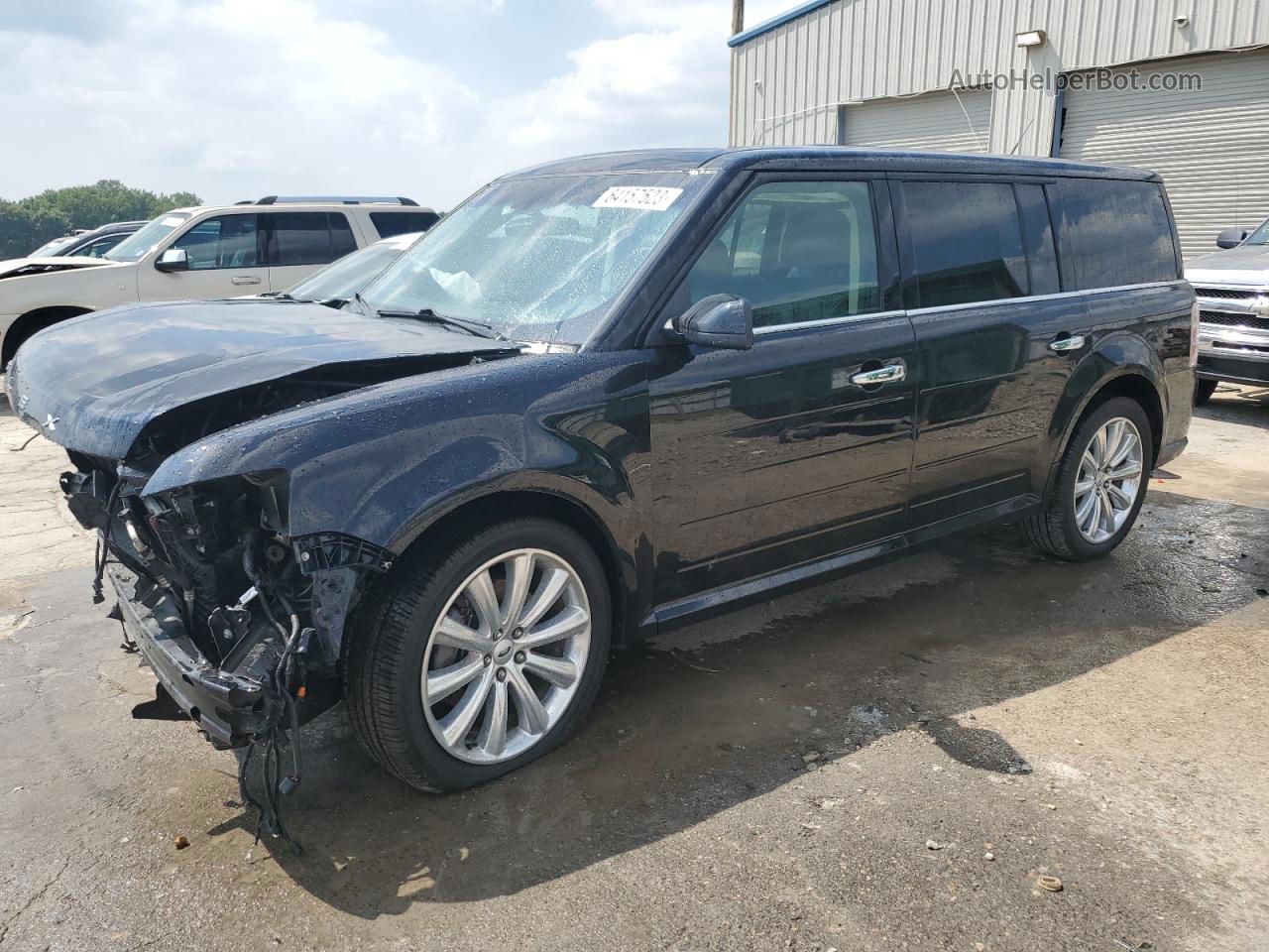 2019 Ford Flex Limited Черный vin: 2FMHK6DT5KBA08676