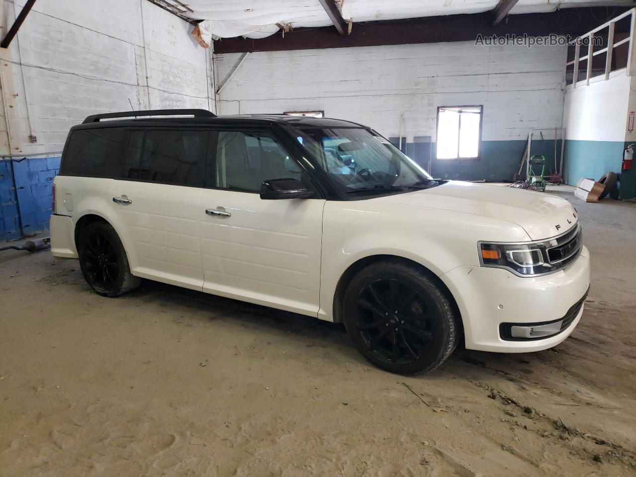 2019 Ford Flex Limited Белый vin: 2FMHK6DT8KBA01057