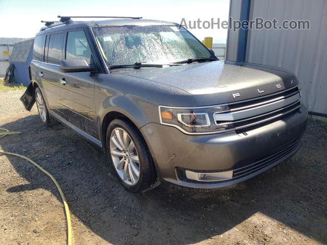 2016 Ford Flex Limited Gray vin: 2FMHK6DT9GBA13533