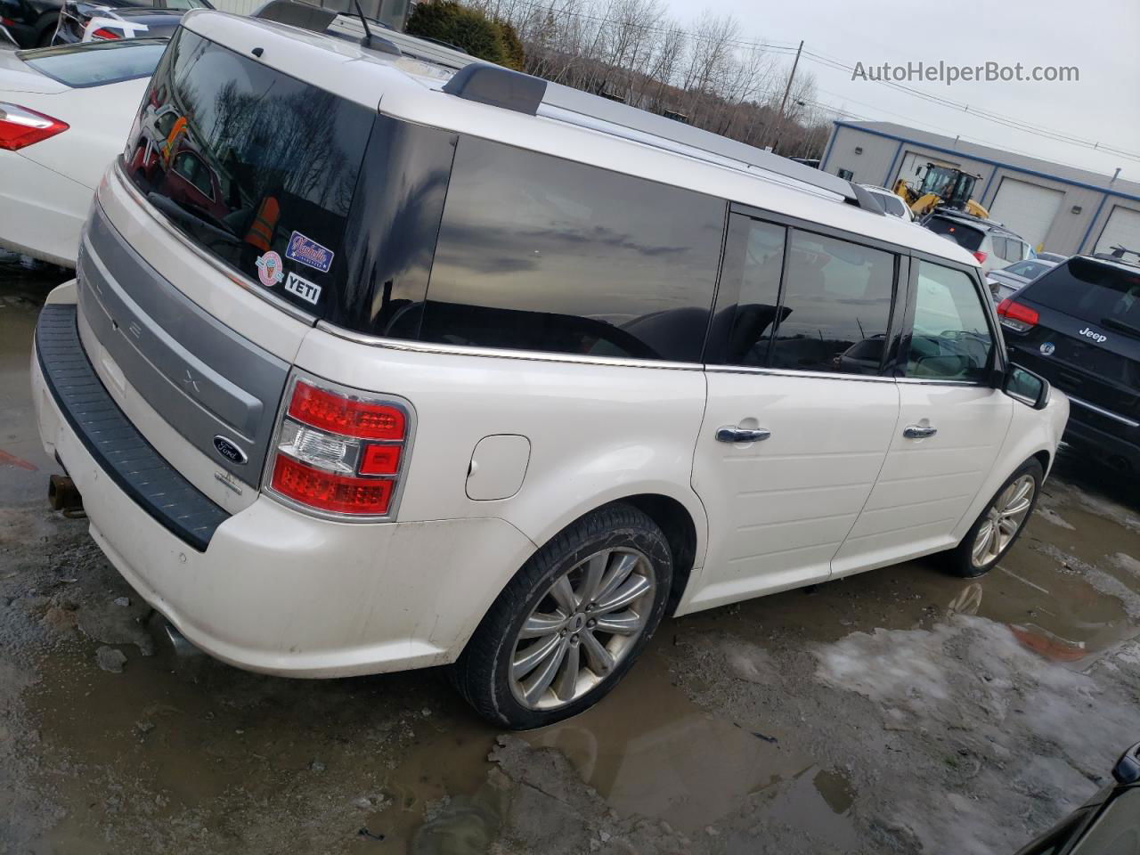 2016 Ford Flex Limited Белый vin: 2FMHK6DTXGBA11371