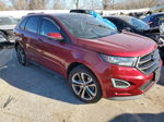 2015 Ford Edge Sport Red vin: 2FMPK3AP2FBB25008