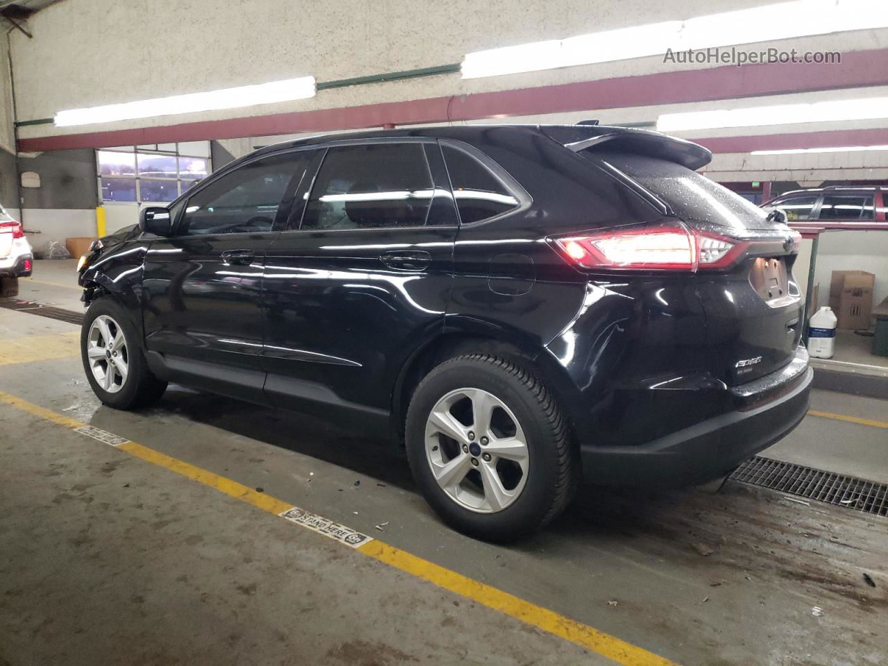 2016 Ford Edge Se Black vin: 2FMPK3G90GBB10338