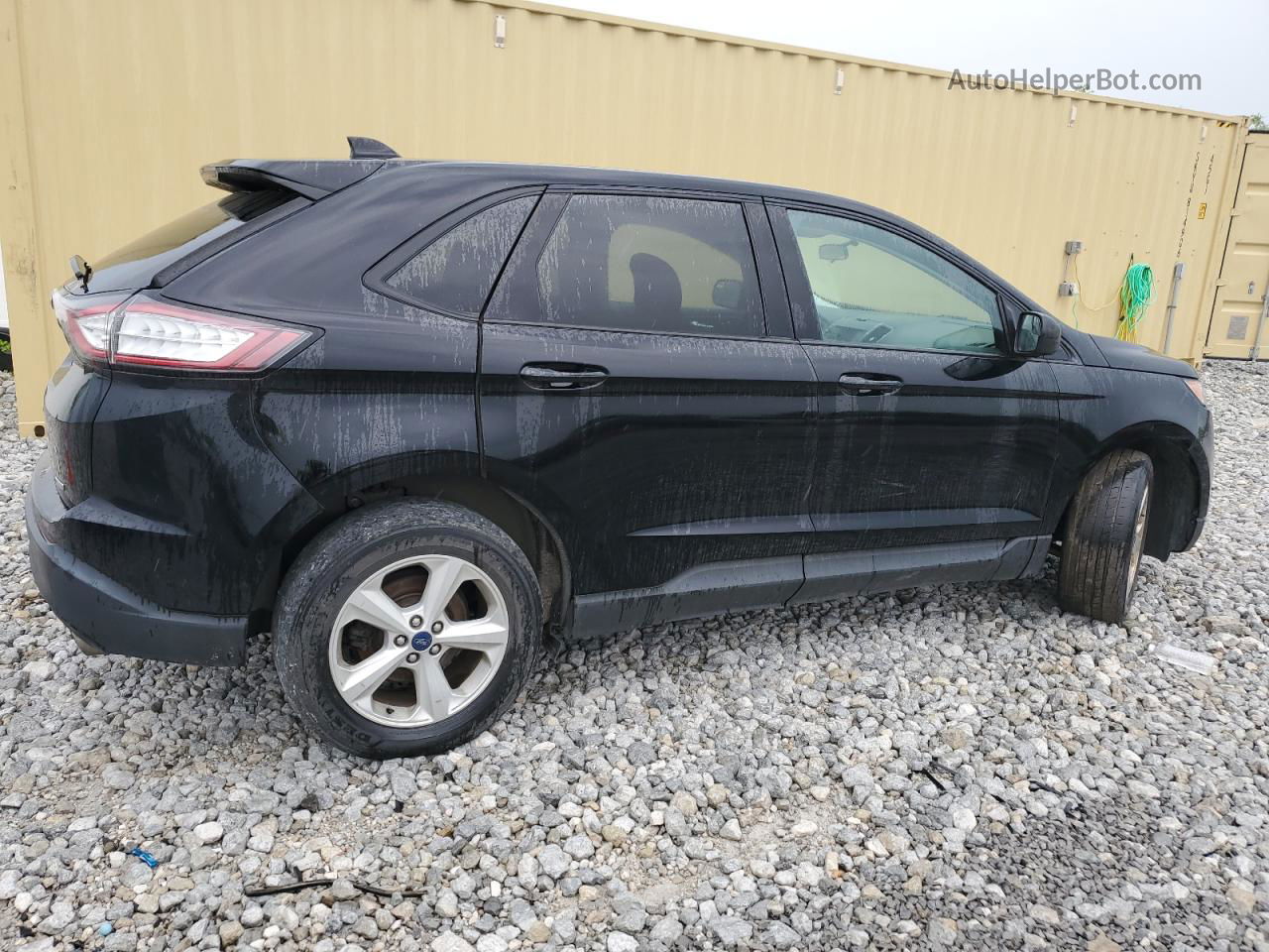 2016 Ford Edge Se Black vin: 2FMPK3G90GBB32078