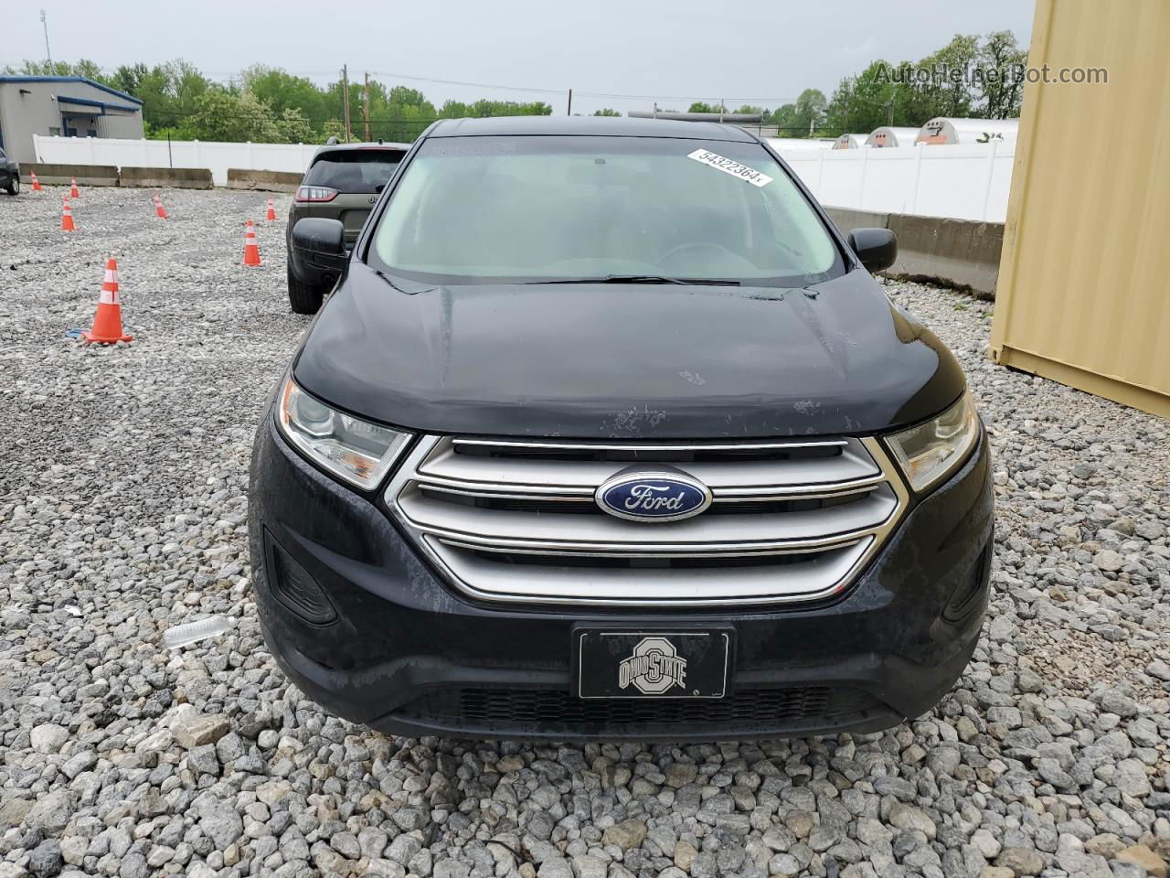 2016 Ford Edge Se Black vin: 2FMPK3G90GBB32078