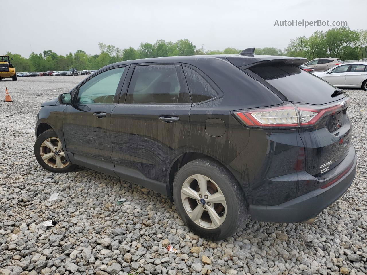 2016 Ford Edge Se Black vin: 2FMPK3G90GBB32078