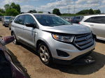 2016 Ford Edge Se Silver vin: 2FMPK3G90GBC36151