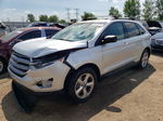 2016 Ford Edge Se Silver vin: 2FMPK3G90GBC36151