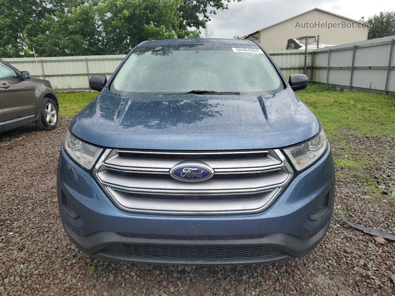 2018 Ford Edge Se Синий vin: 2FMPK3G90JBC10317