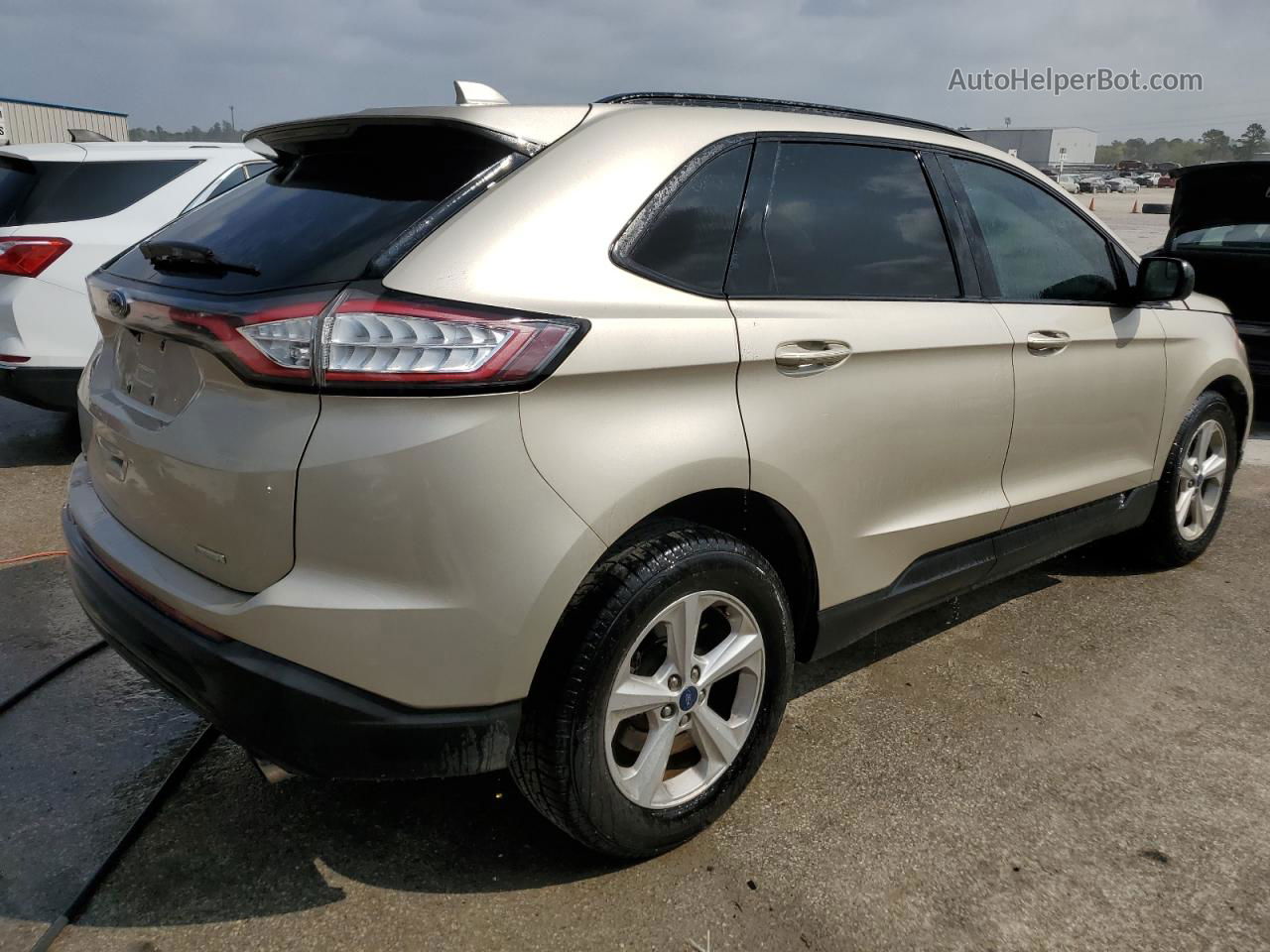 2017 Ford Edge Se Gold vin: 2FMPK3G91HBC26343