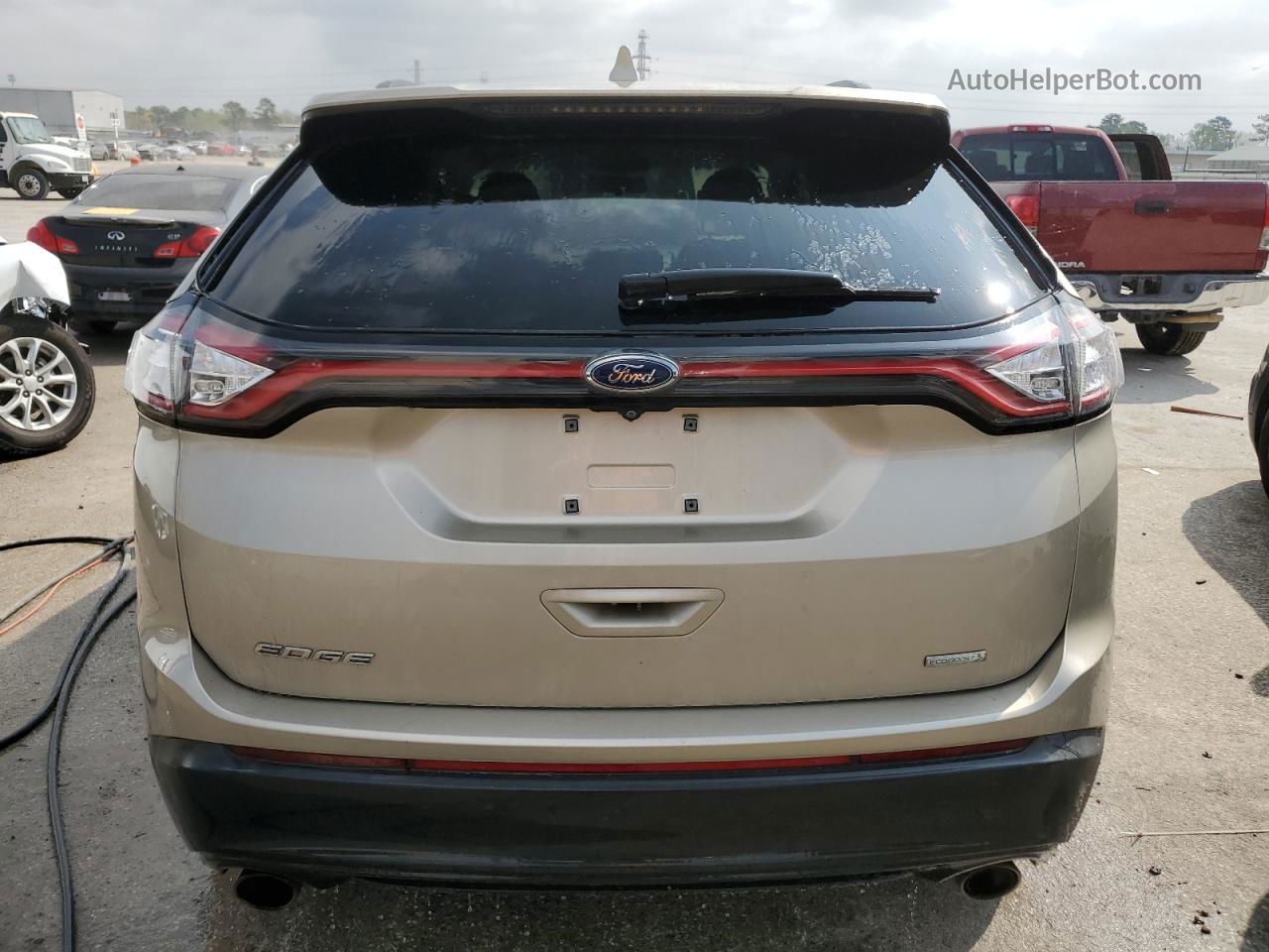 2017 Ford Edge Se Gold vin: 2FMPK3G91HBC26343