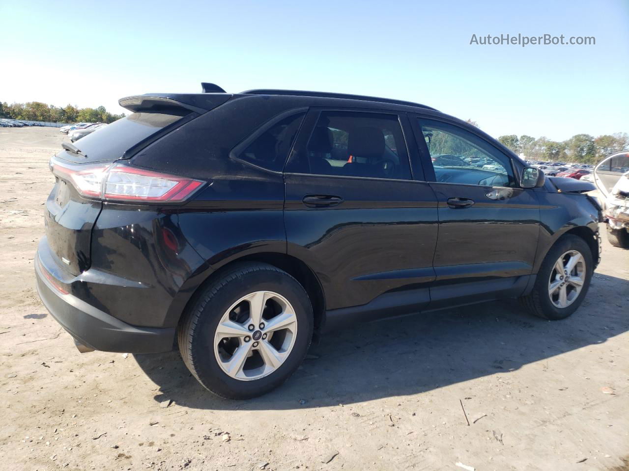 2018 Ford Edge Se Черный vin: 2FMPK3G91JBB34994