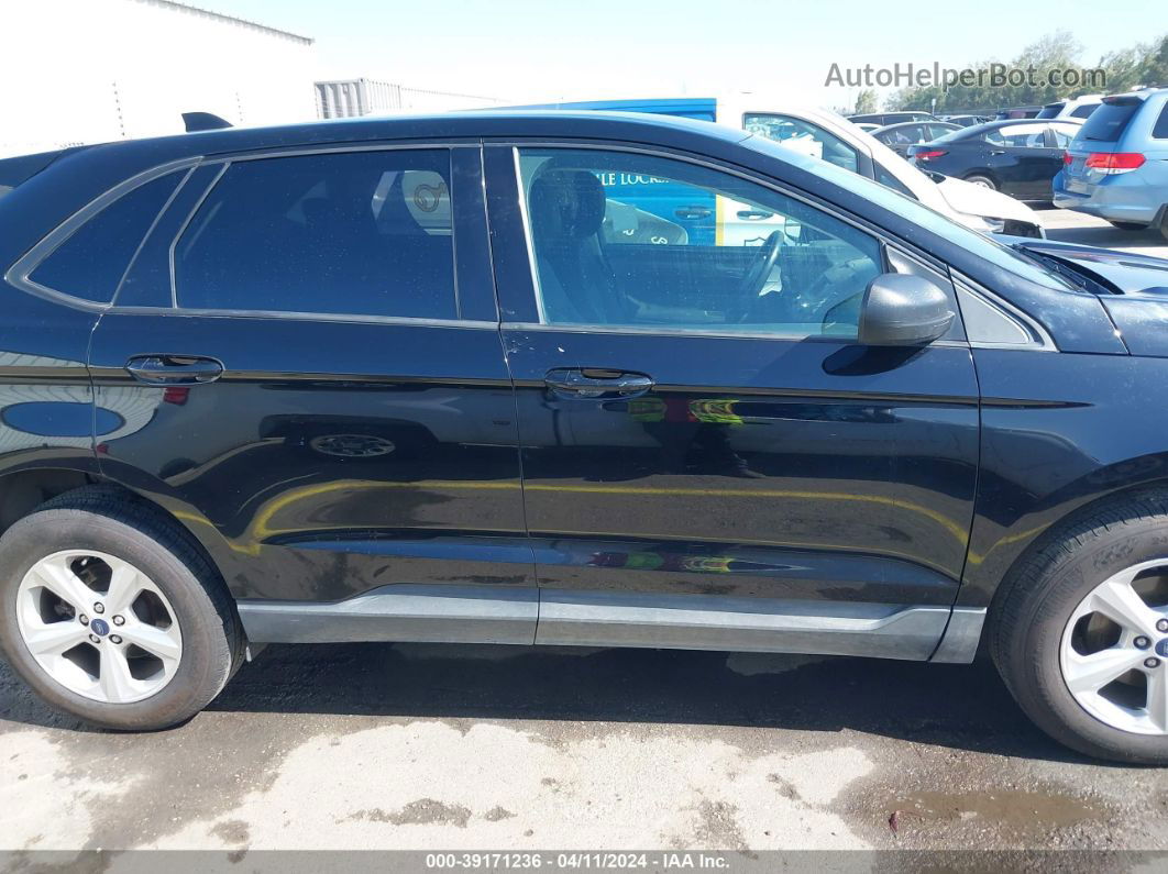 2018 Ford Edge Se Black vin: 2FMPK3G91JBB73181