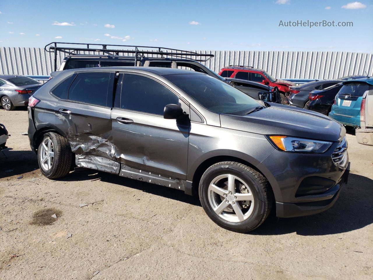 2019 Ford Edge Se Black vin: 2FMPK3G91KBB21776