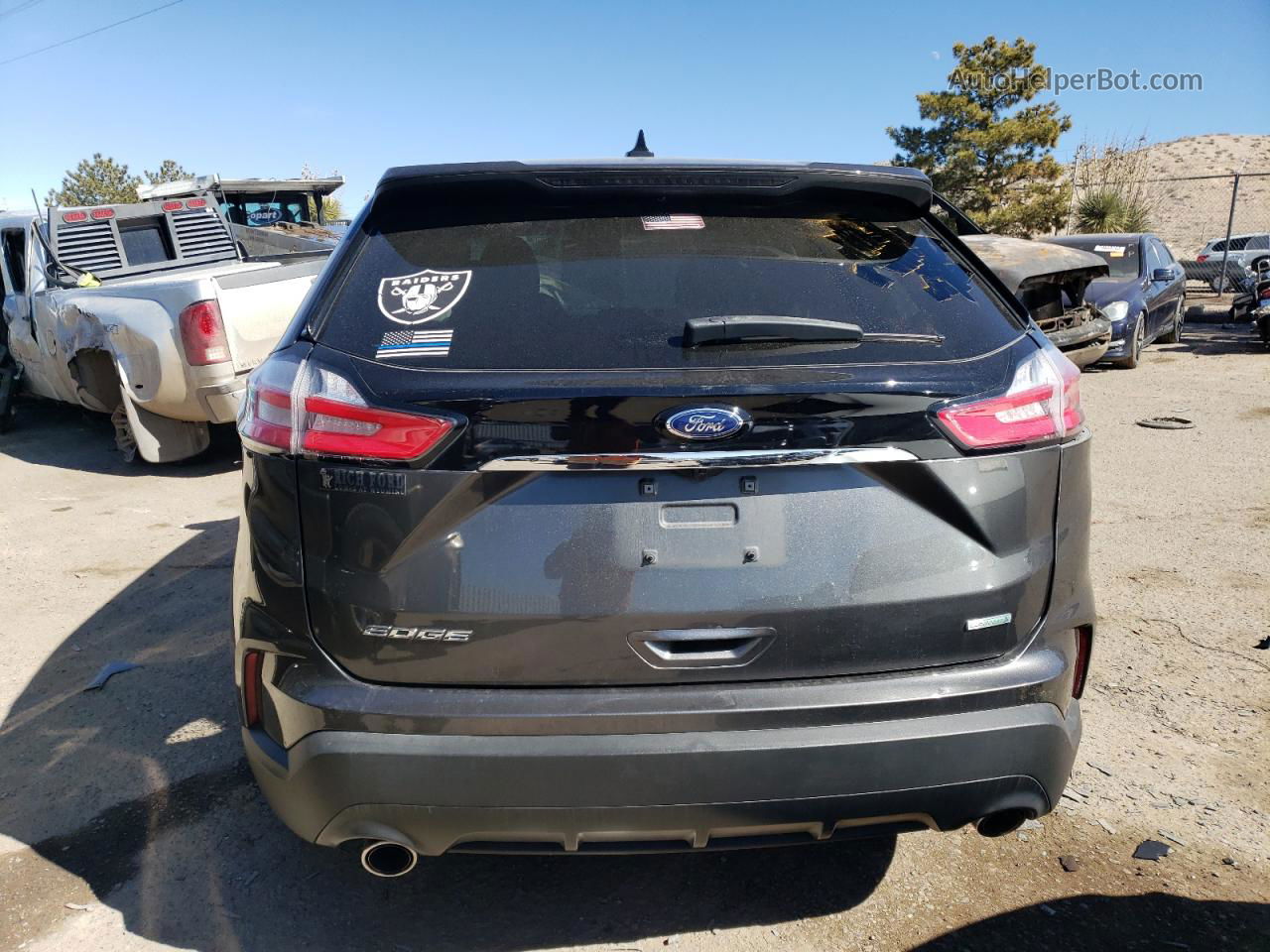 2019 Ford Edge Se Black vin: 2FMPK3G91KBB21776