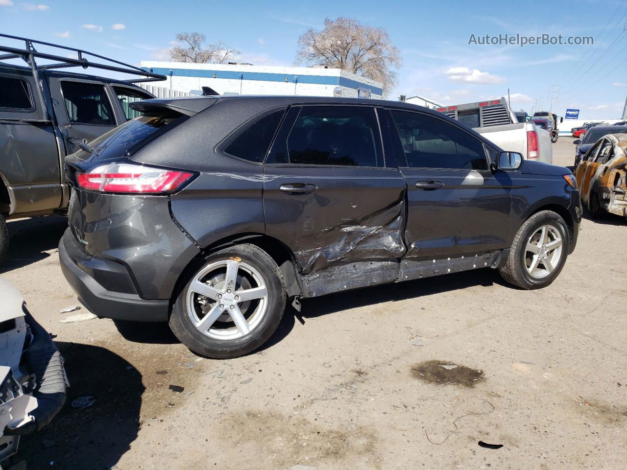 2019 Ford Edge Se Black vin: 2FMPK3G91KBB21776