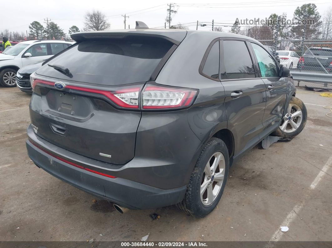 2016 Ford Edge Se Gray vin: 2FMPK3G92GBC39746