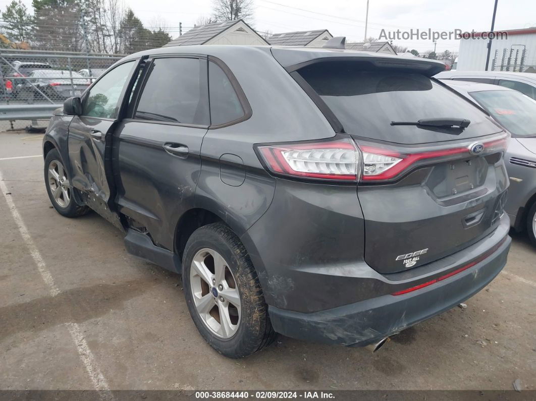 2016 Ford Edge Se Gray vin: 2FMPK3G92GBC39746