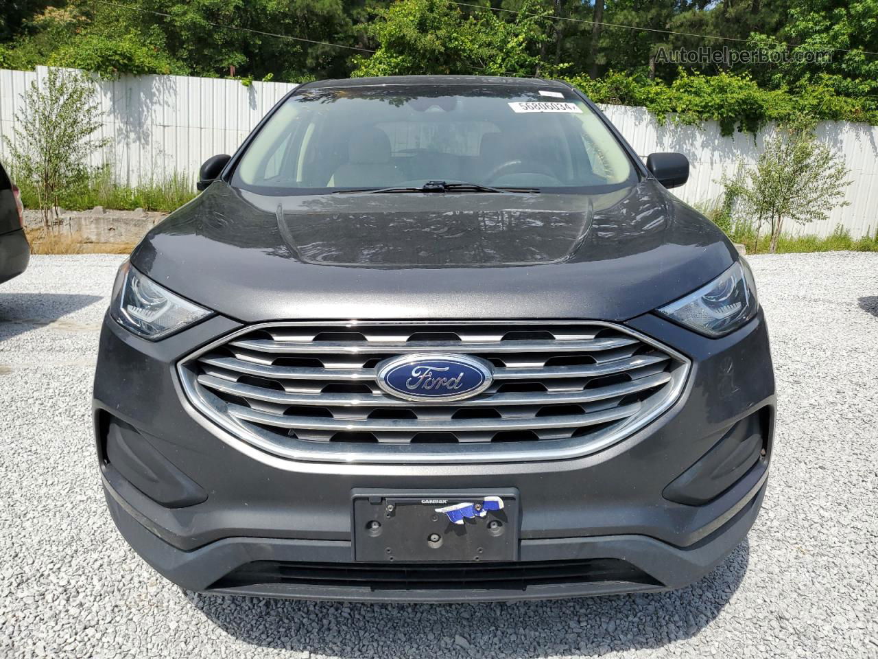 2019 Ford Edge Se Gray vin: 2FMPK3G92KBB18062