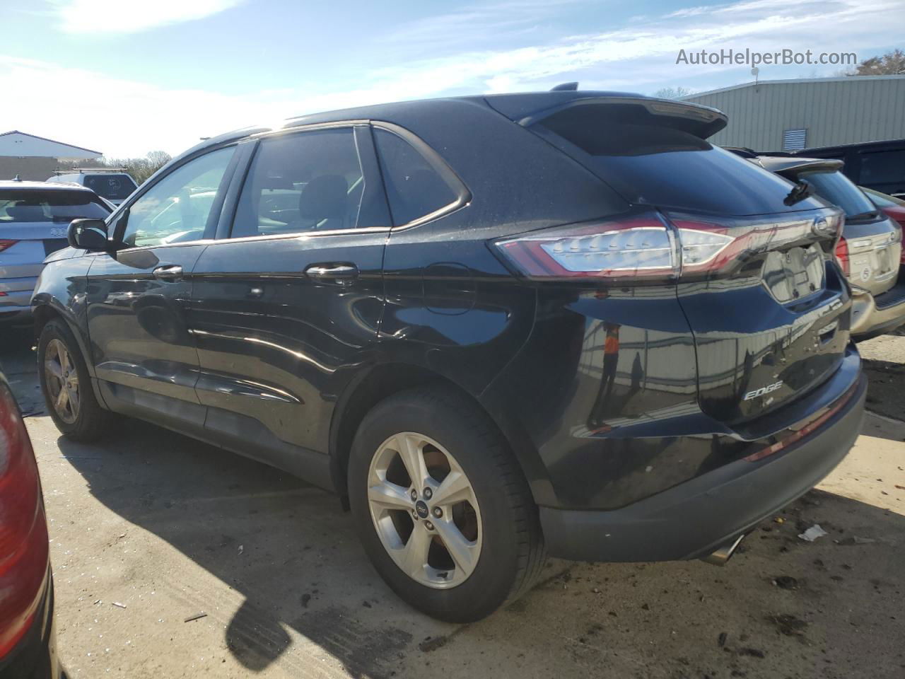 2016 Ford Edge Se Black vin: 2FMPK3G93GBB22788