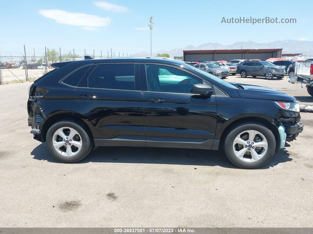 2018 Ford Edge Se Black vin: 2FMPK3G93JBC27399