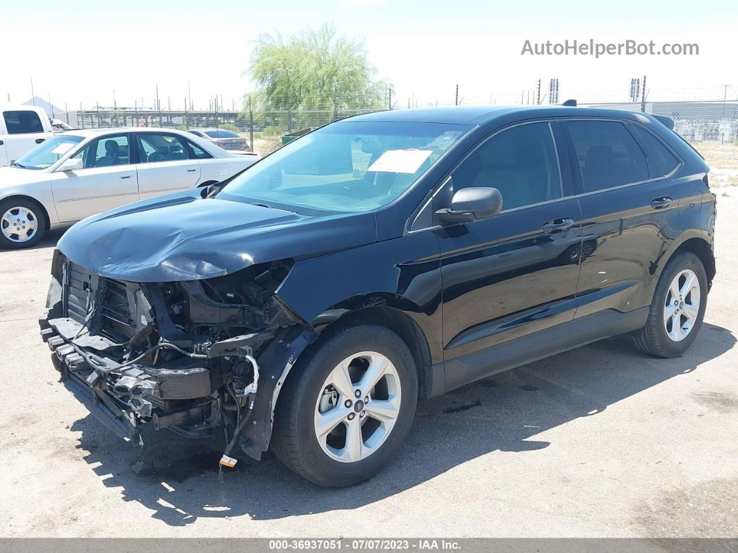 2018 Ford Edge Se Black vin: 2FMPK3G93JBC27399