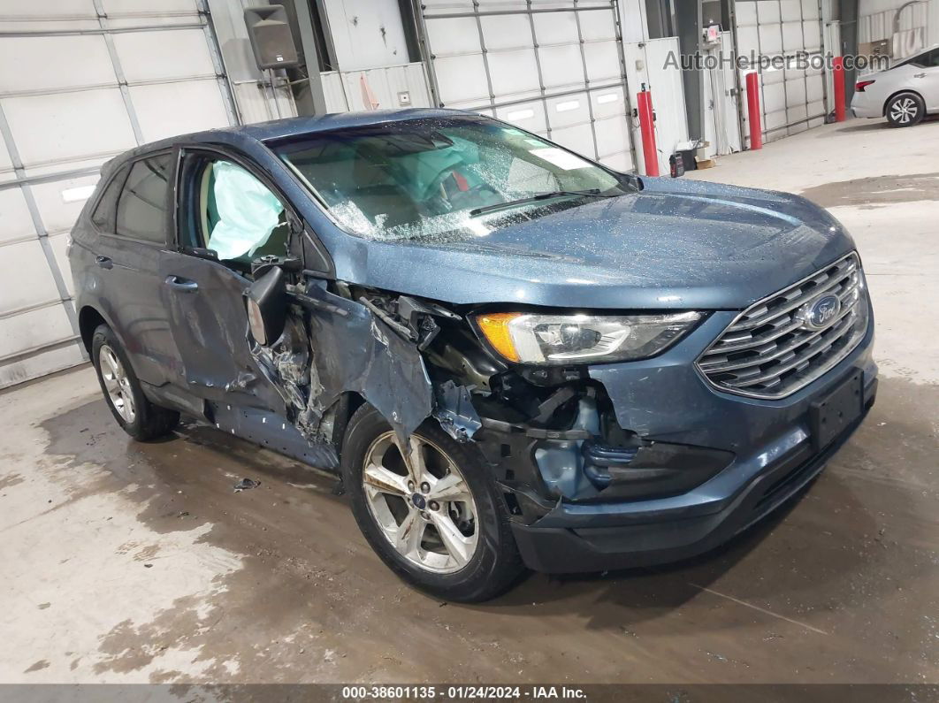 2019 Ford Edge Se Blue vin: 2FMPK3G93KBB21634