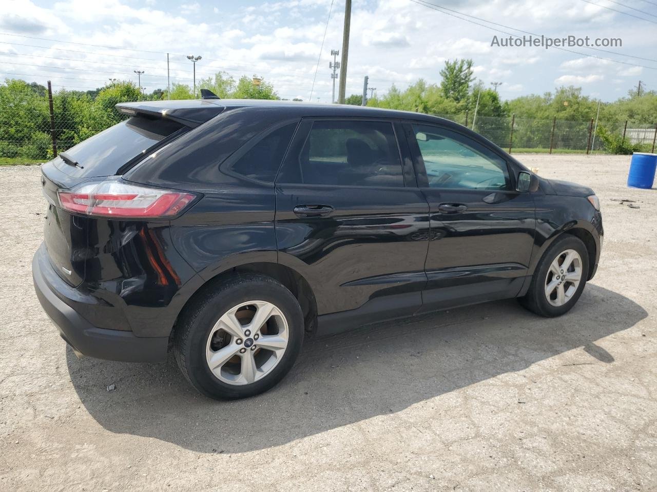 2019 Ford Edge Se Black vin: 2FMPK3G93KBB97600