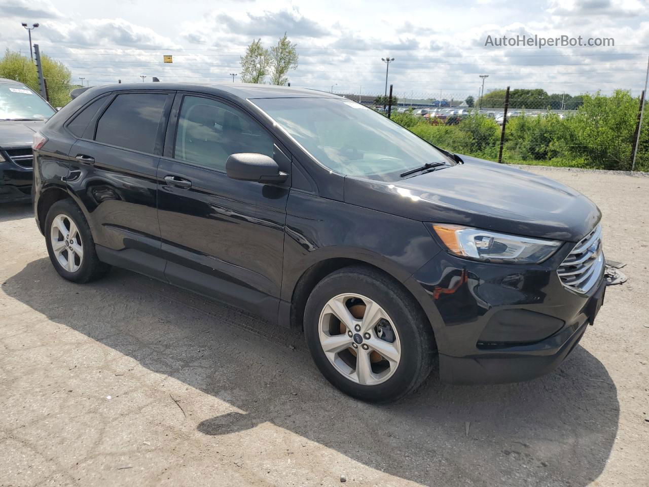 2019 Ford Edge Se Black vin: 2FMPK3G93KBB97600