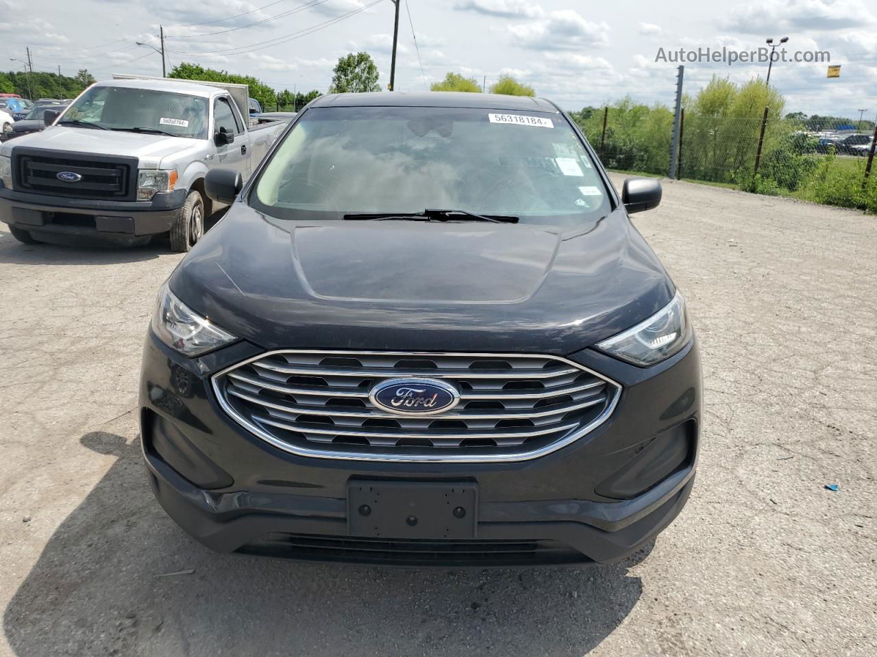 2019 Ford Edge Se Black vin: 2FMPK3G93KBB97600