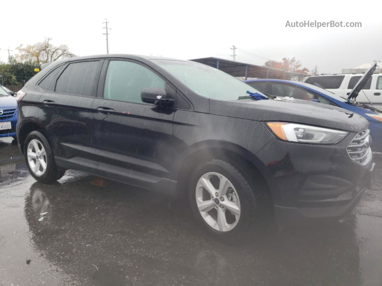 2019 Ford Edge Se Black vin: 2FMPK3G93KBC51431