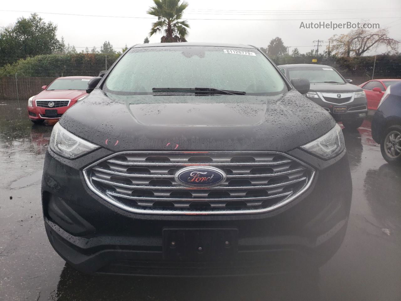 2019 Ford Edge Se Black vin: 2FMPK3G93KBC51431