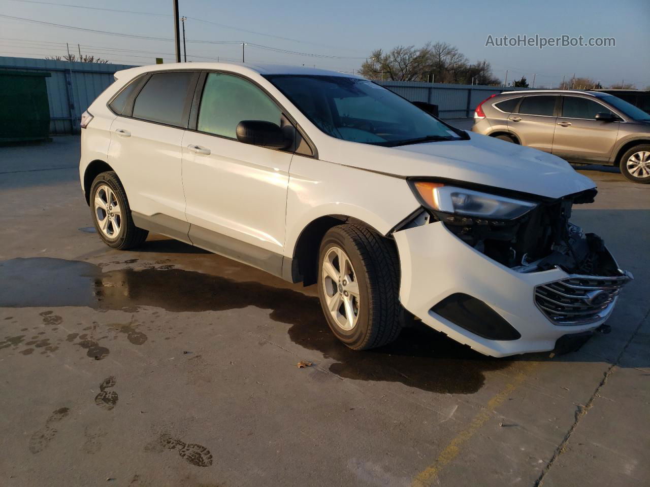 2020 Ford Edge Se Белый vin: 2FMPK3G93LBB49015