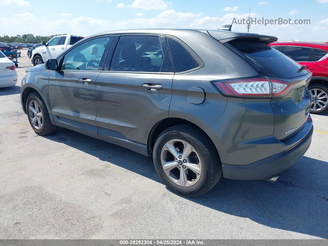 2016 Ford Edge Se Gray vin: 2FMPK3G94GBB43441