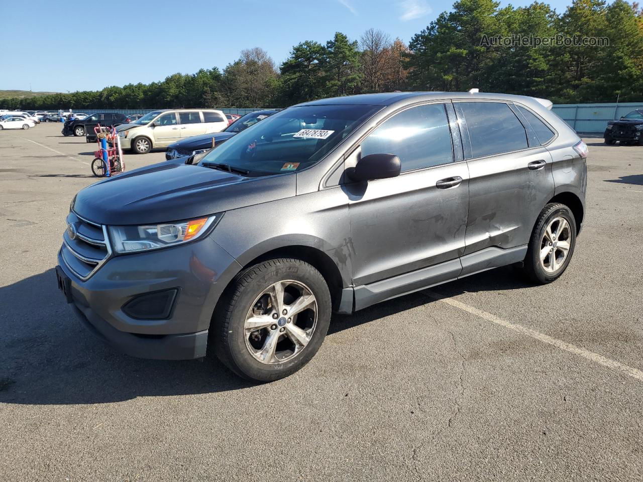 2016 Ford Edge Se Charcoal vin: 2FMPK3G94GBB83597