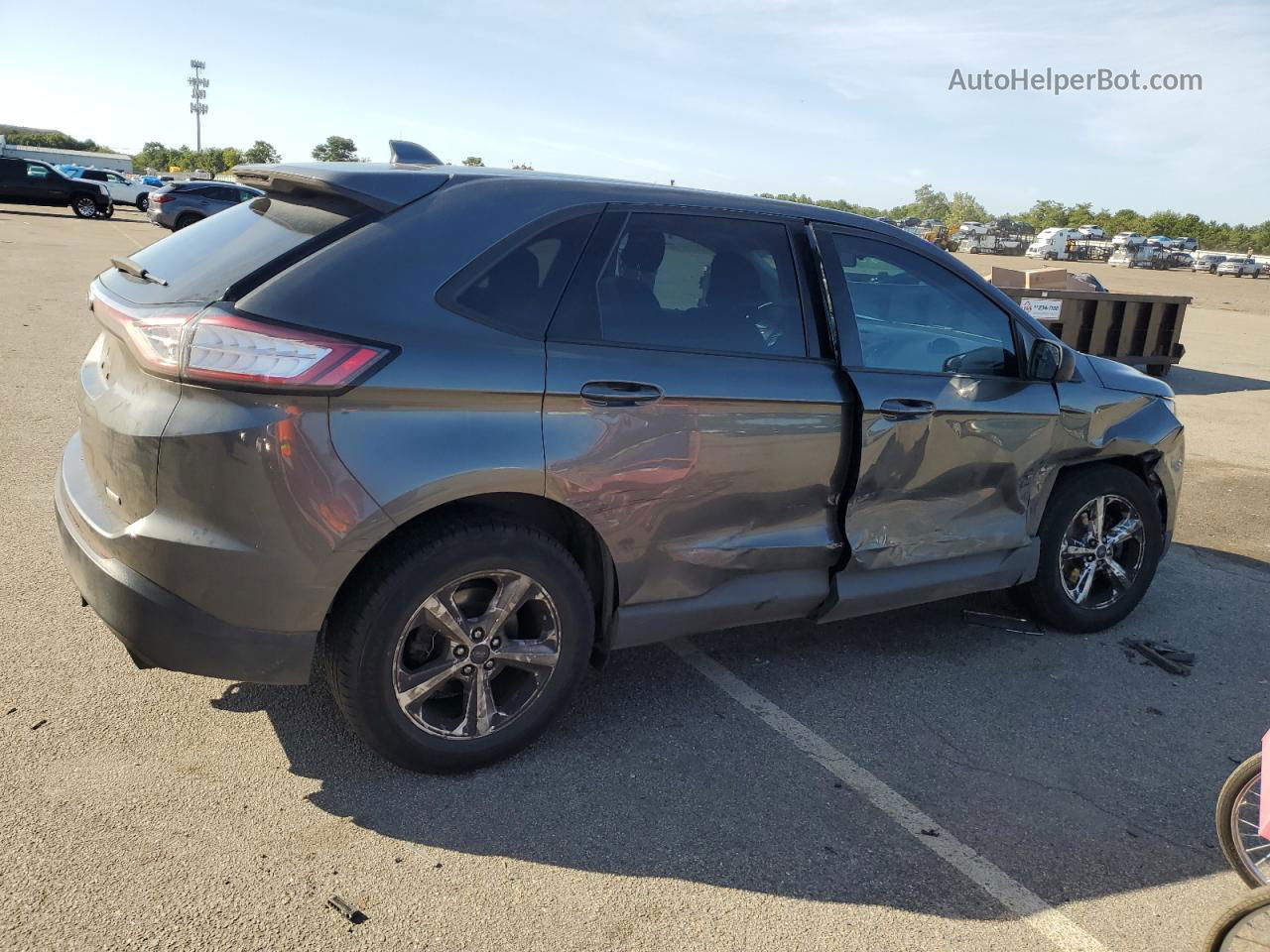 2016 Ford Edge Se Charcoal vin: 2FMPK3G94GBB83597