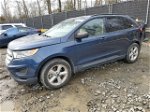 2017 Ford Edge Se Синий vin: 2FMPK3G94HBB66719