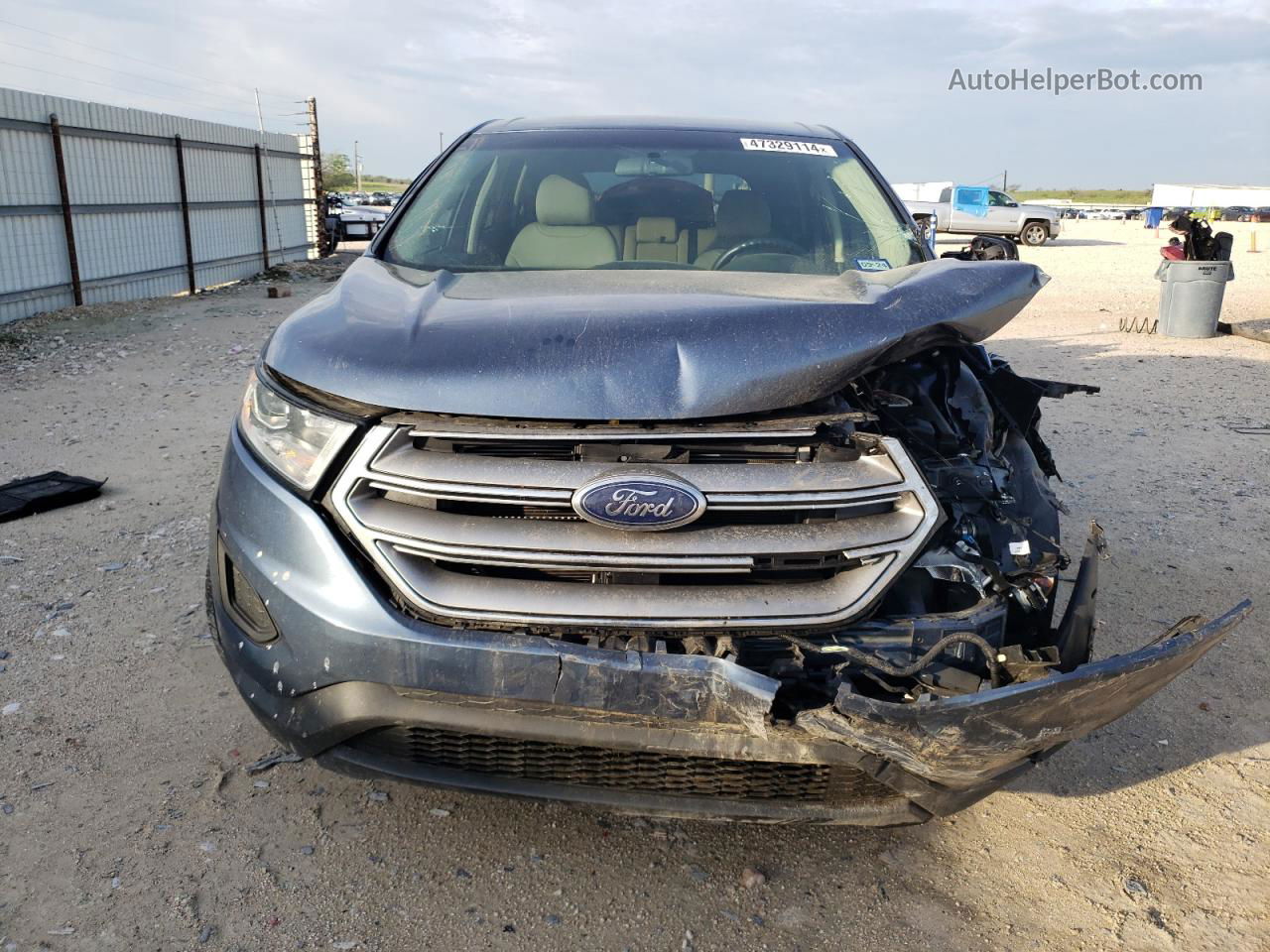 2018 Ford Edge Se Синий vin: 2FMPK3G94JBB56570