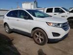 2015 Ford Edge Se White vin: 2FMPK3G95FBC13088