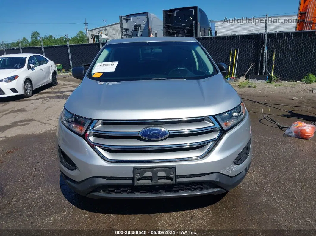 2016 Ford Edge Se Серебряный vin: 2FMPK3G95GBB71796