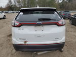 2017 Ford Edge Se White vin: 2FMPK3G95HBB40923