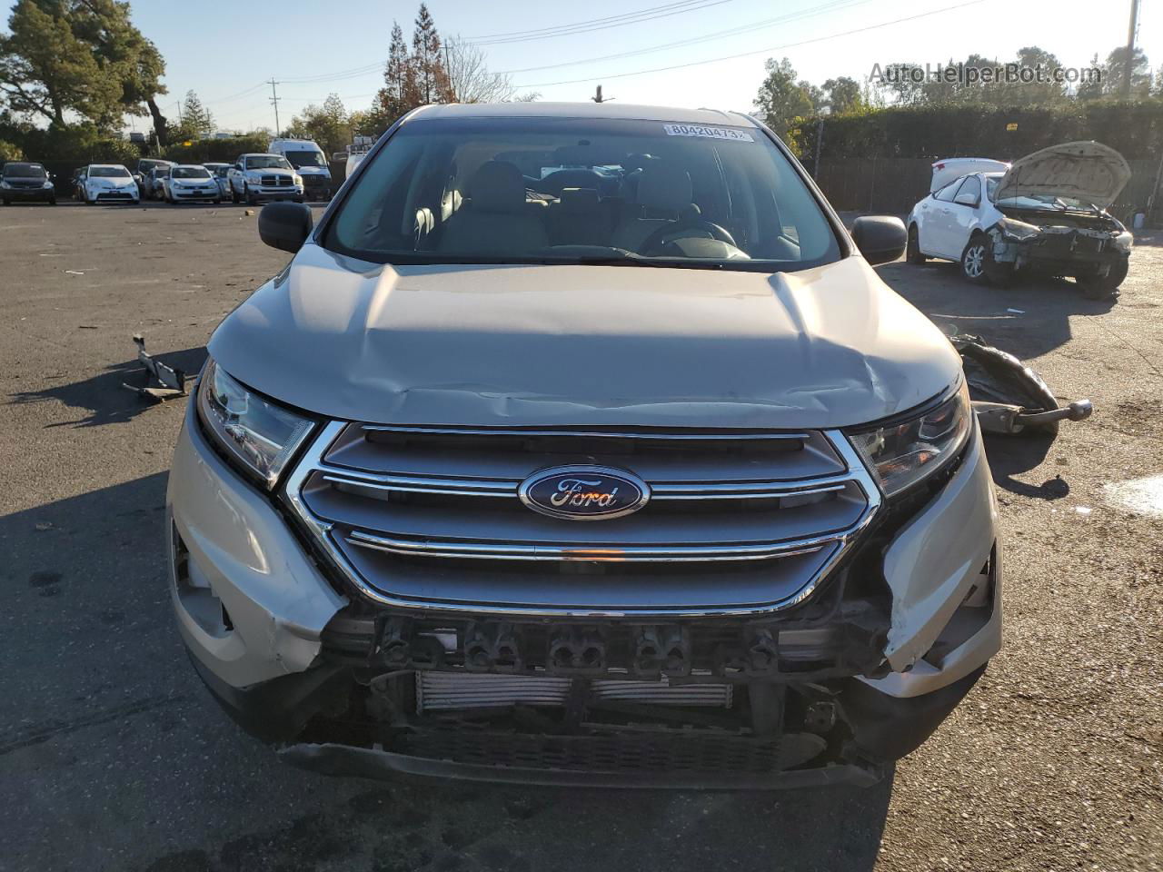 2017 Ford Edge Se Gold vin: 2FMPK3G95HBC55845