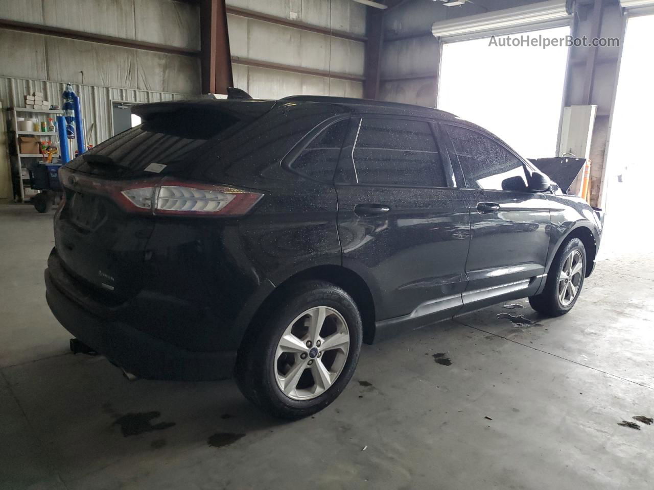 2018 Ford Edge Se Black vin: 2FMPK3G95JBC45824