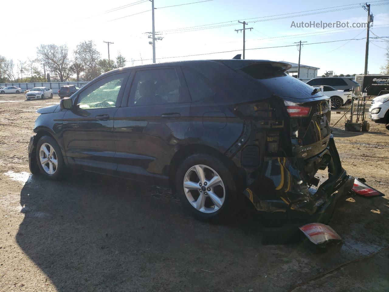 2019 Ford Edge Se Черный vin: 2FMPK3G96KBB67135